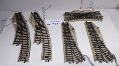 Märklin H0 Bundle 5 Pieces, M Track, Points, Remnants of Colour, Good Condition -#2126 - Image 1 of 4
