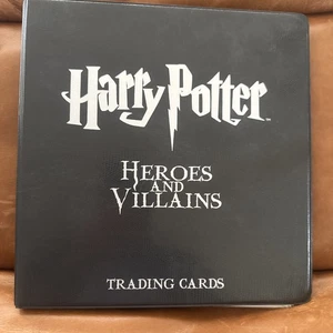 Harry Potter Artbox Heroes And Villains Binder, 1-54 Set And Sell Sheet - Picture 1 of 5