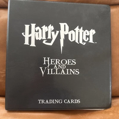 Harry Potter Artbox Heroes And Villains Binder, 1-54 Set And Sell Sheet - Image 1 of 4