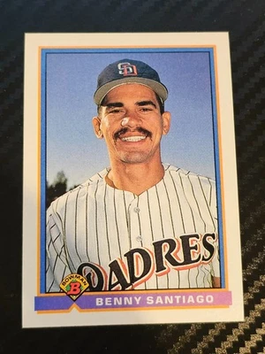 1991 Bowman - Benito Santiago #656 San Diego Padres - Image 1 of 2