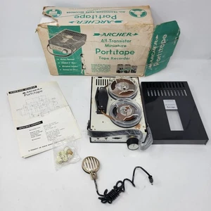 Radio Shack Archer Portitape Miniatura Todo Transistor Cinta Grabadora LEER - Imagen 1 de 14