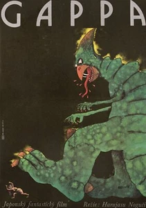 Póster checo A3 de Monster from a Prehistoric Planet 1973 - Imagen 1 de 1