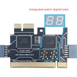 PC PCI Mini PCI-E Laptop TL631 Pro Motherboard Diagnostic Analyzer Tester Cards - Photo 1/7