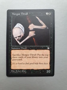 Morgue Thrull , MTG Stronghold (1998). Common Black Creature NM - Picture 1 of 2