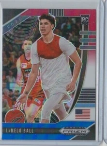 LaMELO BALL 20-21 PANINI PRIZM DRAFT PICKS RED-WHITE-BLUE ROOKIE-SHIPS FREE - Picture 1 of 24