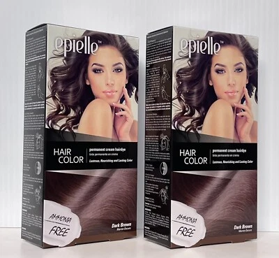 2 COLOR DE PELO MARRÓN NATURAL Kareway EPIELLE para MUJER SIN AMONÍACO, HECHO EN COREA Foto 1 de 3