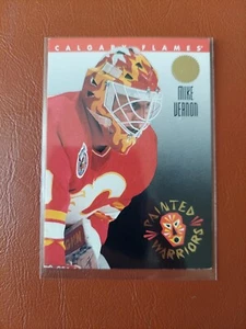 1993-94 Leaf Painted Warriors Mike Vernon #7 - Picture 1 of 2