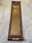 Ives Solid Brass Vintage 80?s Push Plate 15&quot; x 3.5&quot; With Screws Hardware USA