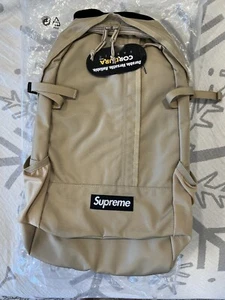 SUPREME BACKPACK SS18 TAN CORDURA BRAND NEW AUTHENTIC FAST SHIPPING  - Picture 1 of 3