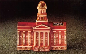Ezra Brooks Iowa Golden Dome Old Capitol Bourbon Whiskey Advertising Postcard - Picture 1 of 2