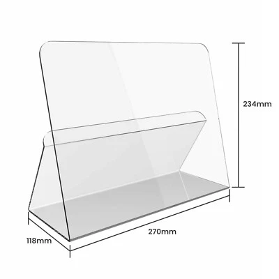 Cook Book Stands Kitchen Recipe Display Cookbook Clear Acrylic Holder - Image 1 of 2