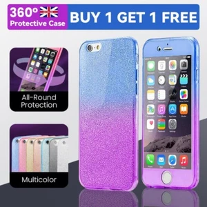 360 Case For Apple iPhone 5 6 7 8 11 Pro Max Plus X XS Full Shockproof Cover - Picture 1 of 17