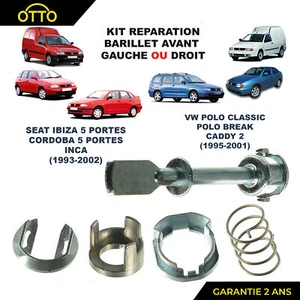 Kit Riparazione Serratura per Cilindro Porta Anteriore Del Ibiza 6K1 Cordoba - Bild 1 von 7