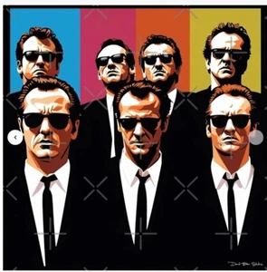 Reservoir Dogz Poster - 33.1" x 33.1" - Semi Gloss - Picture 1 of 2