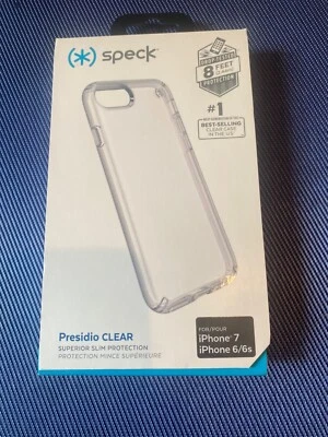 Funda Speck Presidio Transparente Antigolpes iPhone 6/6s,7 con Cubierta Silicona Antigolpes,Nueva Foto 1 de 4