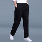 Bottoms Mens Lace Up Straight Leg Track Pants Casual Joggers Jogging Trousers