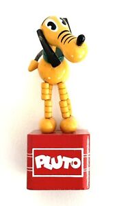 Vintage Walt Disney Pluto Push Puppet Toy - Dog
