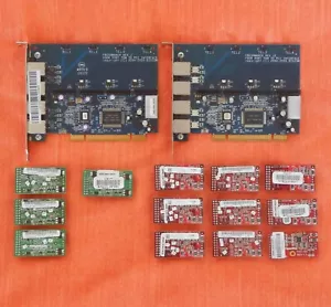 TARJETA PCI digium asterisk 4PORT RJ11 TDM400P - MODULOS FXS FXO a elegir - Bild 1 von 18