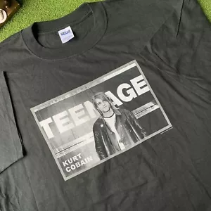 Camiseta Gráfica Kurt Cobain Talla Hombre XXL Yunque Nirvana Adolescente 2002 End Music - Imagen 1 de 8