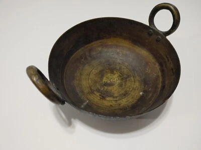 Antiguo cuenco indio muy probable hecho a mano época y origen desconocidos Foto 1 de 4