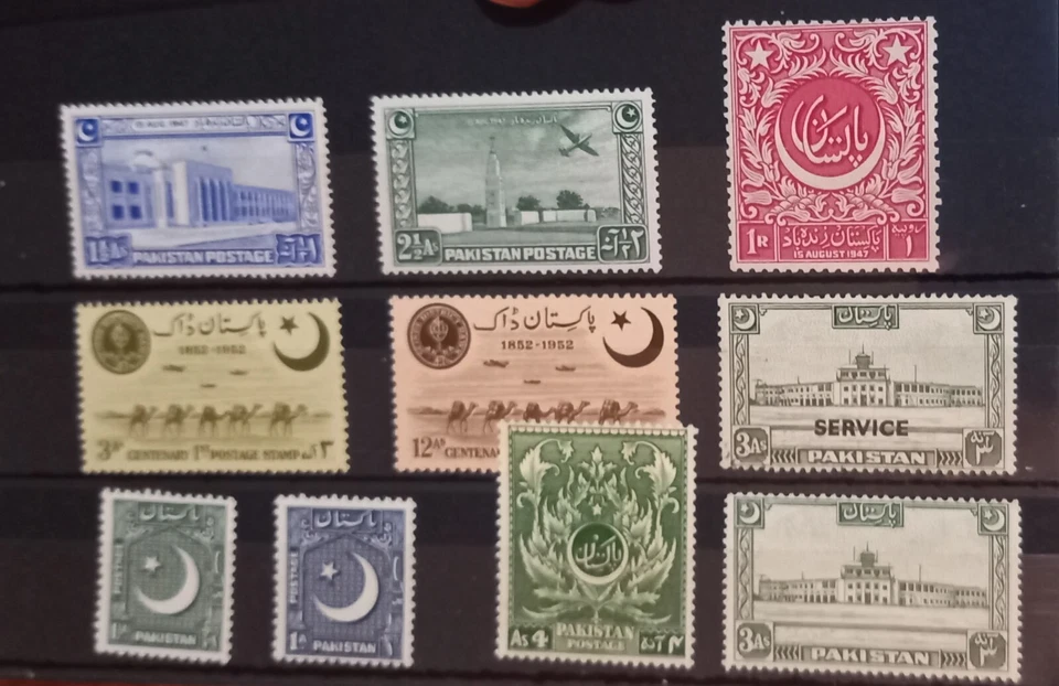 British Commonwealth PAKISTAN EARLY M/MINT MIXED ISSUES   - Image 1 of 1