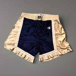 Vintage Dazzle Notre Dame Basketball Shorts Size 44 / Large champion Player Rare - Picture 1 of 7