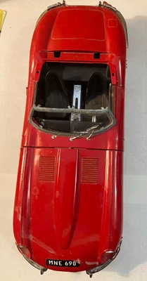 Tonka Polistil 1:16 Jaguar E-Type Mk2 Diecast Model Car Project Needs Work (286 - Image 1 of 4