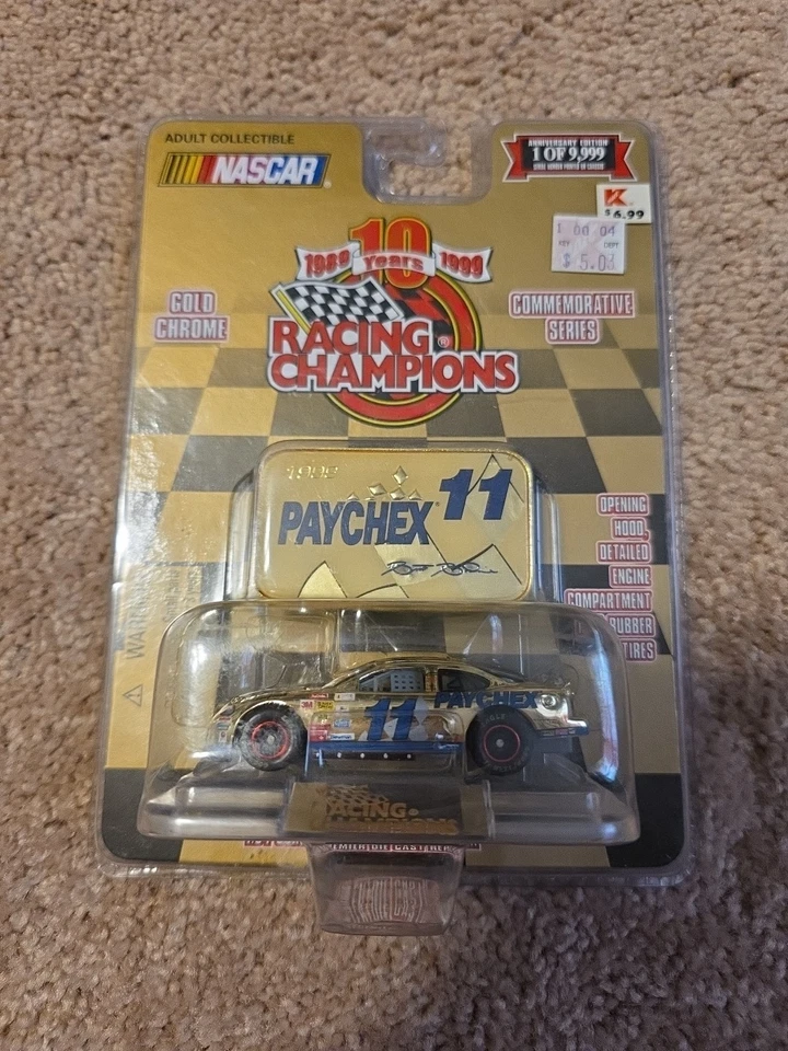 Racing Champions 10 Años Brett Bodine Oro Foto 1 de 1