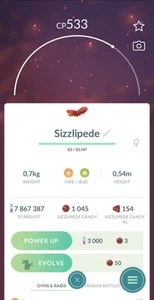 Sizzlipede X20 (NUOVO) - FORTUNATA OCCASIONE - Pokemon Trade GO - Foto 1 di 2