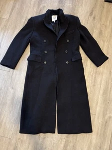 Cos Black Wool double breasted, lined, Size 4, US S-M , SMALL FLAW( READ) - Picture 1 of 11