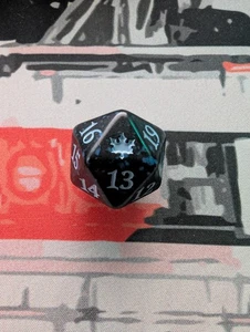 Blue Bloomburrow Prerelease Spindown Die / Dice - D20 MTG BLB Magic - Picture 1 of 1