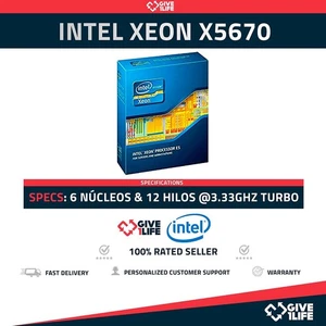 Intel Xeon X5670 (6 Núcleos / 12 Hilos) @3.33GHz Turbo Speed - Picture 1 of 5