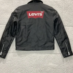 Levi’s Faux Leather Youth Jacket Medium. Levi Strauss & Co - Picture 1 of 14