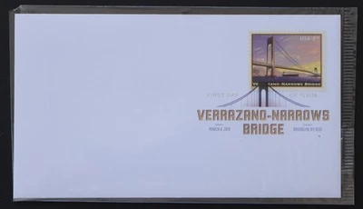 U.S. Used Stamp Scott #4872 $5.60 Verrazano Bridge DCP First Day Cover - Image 1 of 2