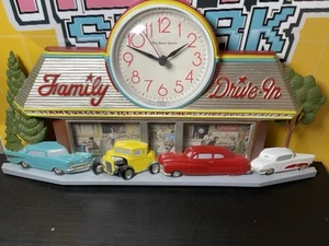 Orologio da parete Haven Family Drive-In Diner 3D quarzo Coca Cola rara edizione vintage - Foto 1 di 9