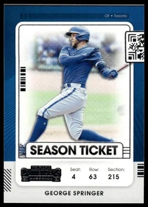 2021 Panini Contenders #94 George Springer - Picture 1 of 2