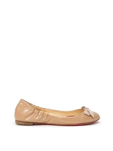 Ballerina Gloriana in Vernice Beige Christian Louboutin - Imagen 1 de 8