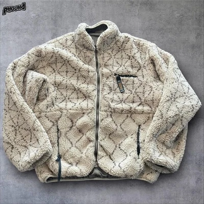 Kapital Do-Gi Sashiko Reversible Boa Vellón Pila Profunda Crudo Raro Tigre Cremallera Japón Foto 1 de 4