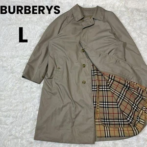 Burberry Trench Coat Outerwear With Liner Raglan Sleeves Size L For Men - Picture 1 of 24