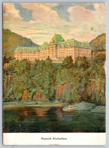 Manoir Richelieu, Quebec, 1933 Chrome Art Postcard By Canada Steamship Lines - Bild 1 von 2