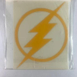 The Flash Vinyl Sticker Power Speed Large Yellow Logo Decal Superhero - Picture 1 of 2