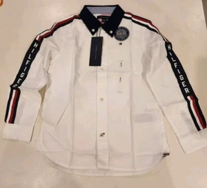 Tommy Hilfiger Boys Size 6 - 7 Vintage Button Up Long Sleeve Shirt Mini Benny - Picture 1 of 8