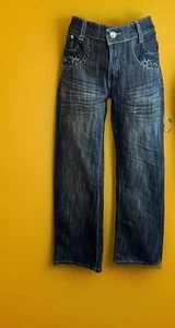 New with tags WOMEN'S L.P.K Bootcut Jeans w/Rhinestone size 29 dark wash - Picture 1 of 12