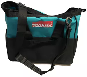 NEW MAKITA 14" X 11" X 9” Medium Tool Bag w/ 8 Exterior Pockets + Shoulder Strap - Picture 1 of 9