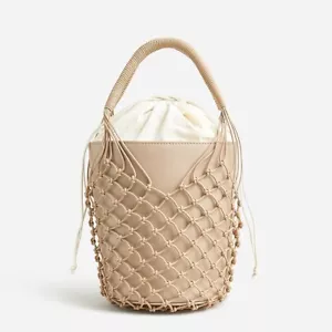 J CREW Sedona Basket Leather Bag. NWT - Picture 1 of 4