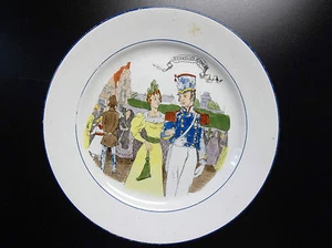 Rare Assiette en faïence Maestricht Grand Bazar Parisien  - Bild 1 von 3