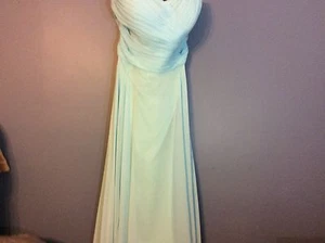  Mujer Talla 16 Baile de graduación Playa Boda Novias Criada Formal Azul Agua Nuevo 69 - Imagen 1 de 9