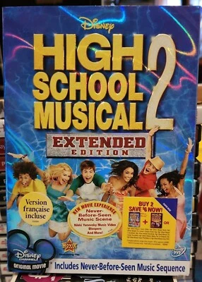 High School Musical 2 (DVD 2007, Extended Edition) NEW SEALED with Slipcover - Image 1 of 4