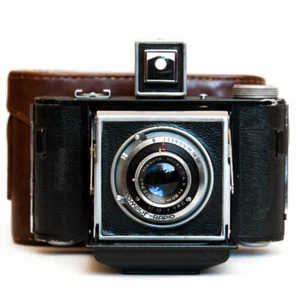 Meopta Milona I 120mm film camera Mirar 4.5 80mm Compur-Rapid Czech Czechoslovak - Picture 1 of 12
