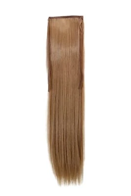 Haarteil ZOPF Blond glatt 45cm YZF-TS18-18 Band Haar Klammer Haarverlängerung - Bild 1 von 2